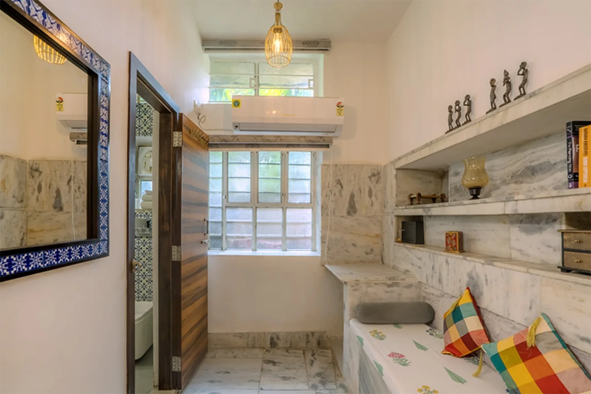 Lefort Jaipur Deluxe Artistic Room Area for Sitting