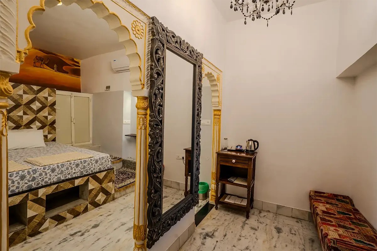 Lefort Jaipur Deluxe Triple Room Views